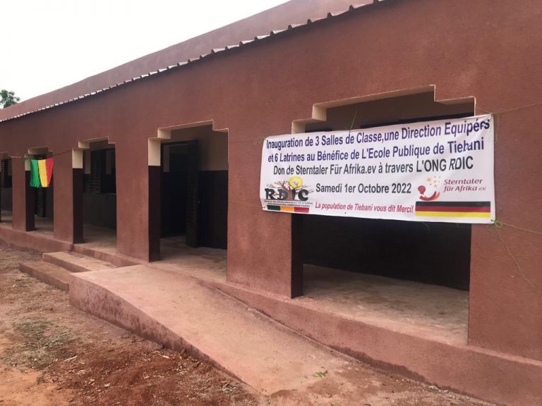 Die Sterntaler Schule in Tiebani ist fertig!