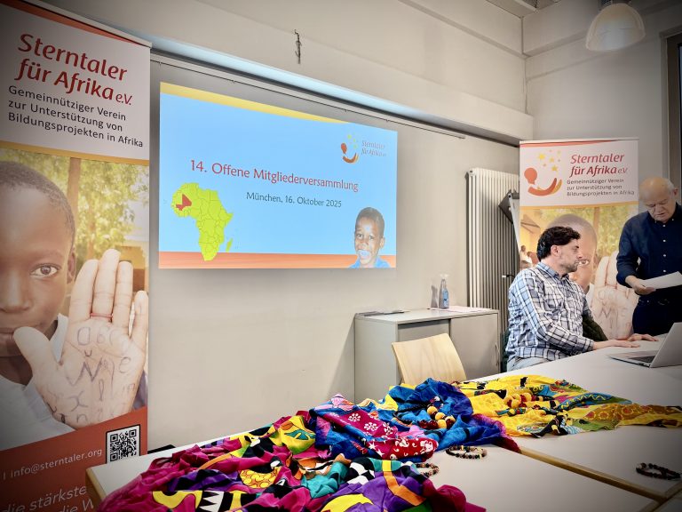 Einladung zur Mitgliederversammlung des Sterntaler für Afrika e.V. am 29. September 2026 in München